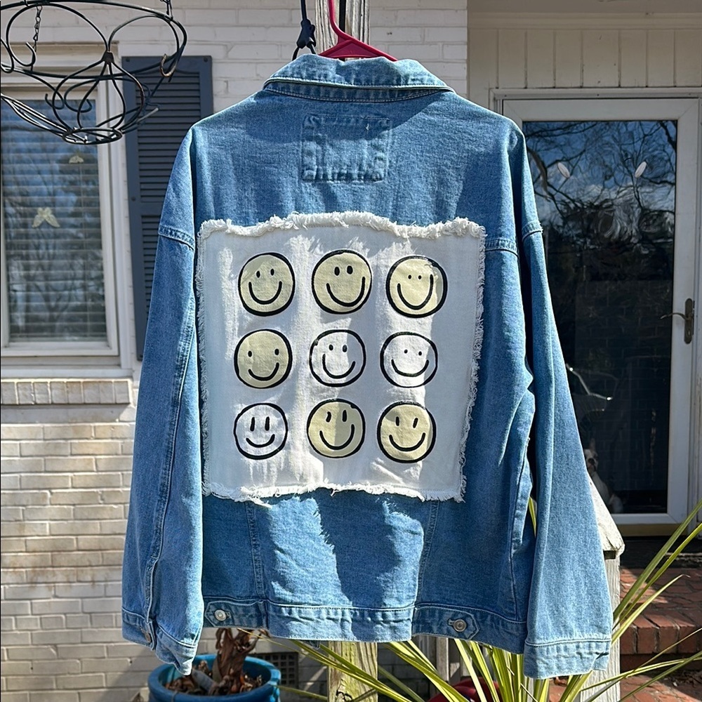 Oversized denim jacket